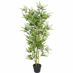 Description générale Ajoutez de la verdure à votre intérieur avec cette plante artificielle réaliste en bambou. Mesurant 120  ...