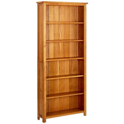 Vidaxl - Bibliothèque à 6 étagères 80x22,5x180 cm Bois de chêne massif
