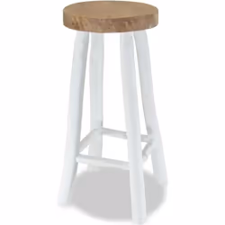 vidaXL Chaise de bar Bois de teck solide - TU