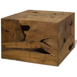 Vidaxl - Table basse 50x50x35 cm Teck véritable Marron