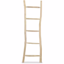 Ce porte-serviette en teck est conçu de manière unique pour être utilisé comme porte-serviette dans la salle de bain ou comme ...