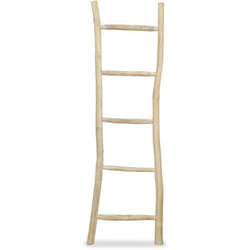 Vidaxl - Porte-serviette avec 5 barreaux Teck 45 x 150 cm Naturel