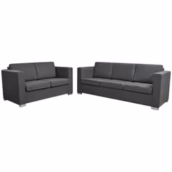 VidaXL 274214, Gris, 3 siège(s), Polyester, 1910 mm, 730 mm, 780 mm