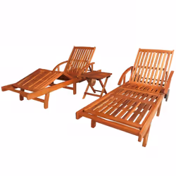 VidaXL 274662, Linge, Bois d'acacia, 680 mm, 2000 mm, 830 mm