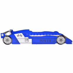 VidaXL 244465 Lit pour enfant Bleu Panneaux MDF, Bois