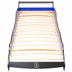VidaXL 244465 Lit pour enfant Bleu Panneaux MDF, Bois - Vue supplémentaire 4
