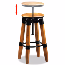 VidaXL 244589 Tabouret de bar