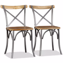 Description générale Ces chaises de salle à manger au design unique et frappant apporteront une touche de style industriel à  ...