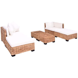 Vidaxl - Ensemble de canapés 16 pcs Rotin naturel