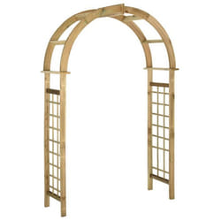 vidaXL Arche avec treillis Bois de pin vert imprégné - TU