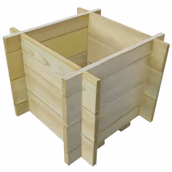 vidaXL Jardinière surélevée pour légumes Bois de pin imprégné 40 cm - TU