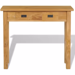 Description générale Cette table console de style colonial, fabriquée en teck massif, ajoutera une touche de charme rustique  ...