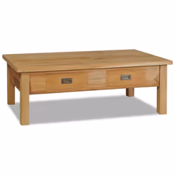 Cette table basse de style colonial, fabriquée en teck massif, ajoutera une touche de charme rustique à votre intérieur. Elle ...