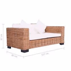 VidaXL 244418 canapé 2 siège(s) - Vue supplémentaire 6