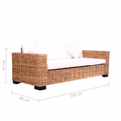 VidaXL 244419 canapé 3 siège(s) - Vue supplémentaire 5
