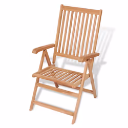 VidaXL 43029 chaise d'extérieur Terrace Teck