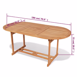 VidaXL 43030 table de jardin - Vue supplémentaire 6
