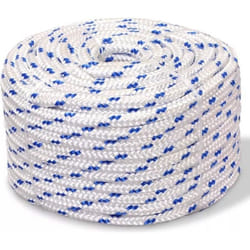 vidaXL Corde de bateau Polypropylène 10 mm 50 m Blanc - TU