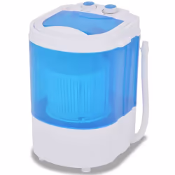 vidaXL Mini Machine à Laver à Cuve Unique Lave-linge Lavage Petite Cuisine Camping Caravane Camping-car Fonction dEssorage 50 ...