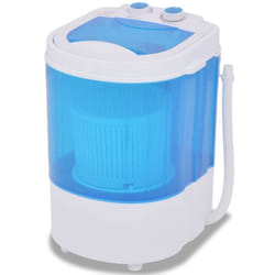 vidaXL Mini Machine à Laver à Cuve Unique Lave-linge Lavage Petite Cuisine Camping Caravane Camping-car Fonction dEssorage 50548