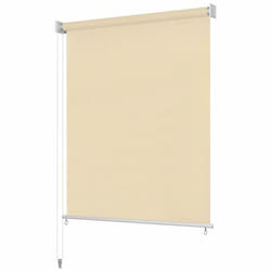 vidaXL Store roulant dextérieur 120 x 140 cm Crème