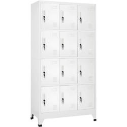 Armoire à casier avec 12 compartiments 90x45x180 cm - Vidaxl