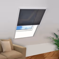 vidaXL Moustiquaire plissée pour fenêtre Aluminium 80 x 100 cm