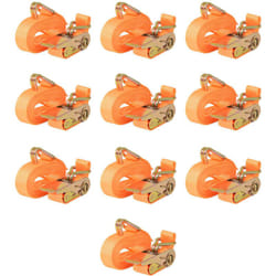 Vidaxl - Sangle d'arrimage 10 pcs 0,4 tonne 6 m x 25 mm Orange