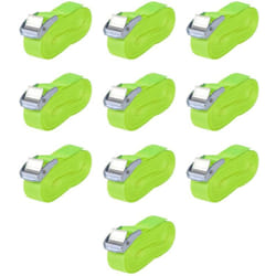 Vidaxl - Sangle 10 pcs 0,25 tonne 5 m x 25 mm Vert fluorescent