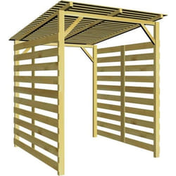 vidaXL Abri de stockage du bois de chauffage Bois de pin imprégné