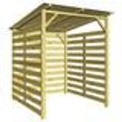 vidaXL Abri de stockage du bois de chauffage Bois de pin imprégné
