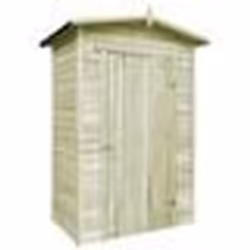 vidaXL Abri de stockage de jardin Bois de pin imprégné - TU