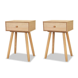 VidaXL 244742 Table de nuit et table de chevet Marron