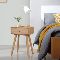 VidaXL 244742 Table de nuit et table de chevet Marron