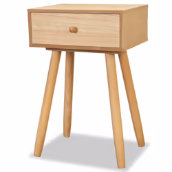 VidaXL 244742 Table de nuit et table de chevet Marron