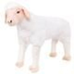vidaXL Jouet en peluche Mouton Blanc XXL