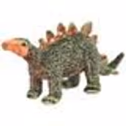 vidaXL Jouet en peluche Dinosaure Stegosaurus Vert et orange XXL