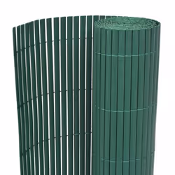 vidaXL Clôture de jardin Double face PVC 90 x 300 cm Vert - TU