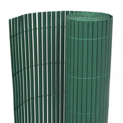 vidaXL Clôture de jardin Double face PVC 90 x 300 cm Vert - TU