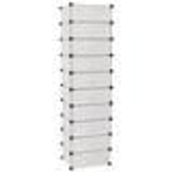 vidaXL Armoire à chaussures avec 10 compartiments Blanc - TU