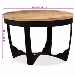 VidaXL 244673 Table à café, latérale et de salon - Vue supplémentaire 7