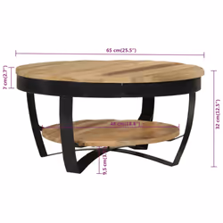 VidaXL 244675 Table à café, latérale et de salon - Vue supplémentaire 8