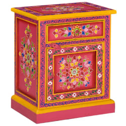 vidaXL Table de chevet - Bois de manguier
