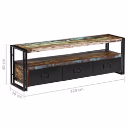 VidaXL 244844 Support TV et centre de divertissement - Vue supplémentaire 8