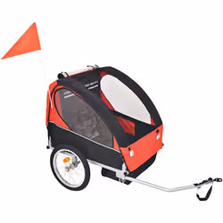 Cette remorque de vélo permet une promenade en vélo confortable et sécuritaire pour les enfants. Elle est adaptée à 1 à 2 enf ...