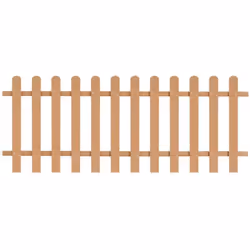 Cette clôture rustique sera une excellente barrière décorative pour votre jardin ou patio ou une bordure pour vos lits de fle ...