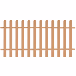 Cette clôture rustique sera une excellente barrière décorative pour votre jardin ou patio ou une bordure pour vos lits de fle ...