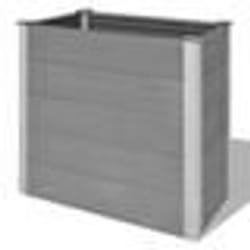 vidaXL Lit surélevé de jardin WPC 100x50x91 cm Gris - TU