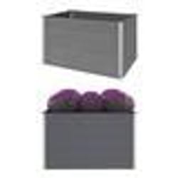 vidaXL Lit surélevé de jardin WPC 150x100x91 cm Gris - TU