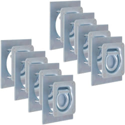 vidaXL Anneau d'arrimage pour remorque 8 pcs Acier galvanisé 2000 kg